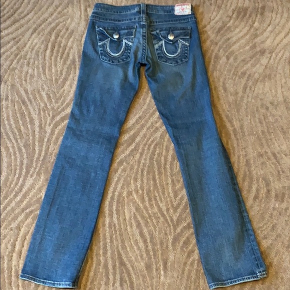 True Religion Rainbow Billy Straight Leg Jeans, 28 - Picture 4 of 5